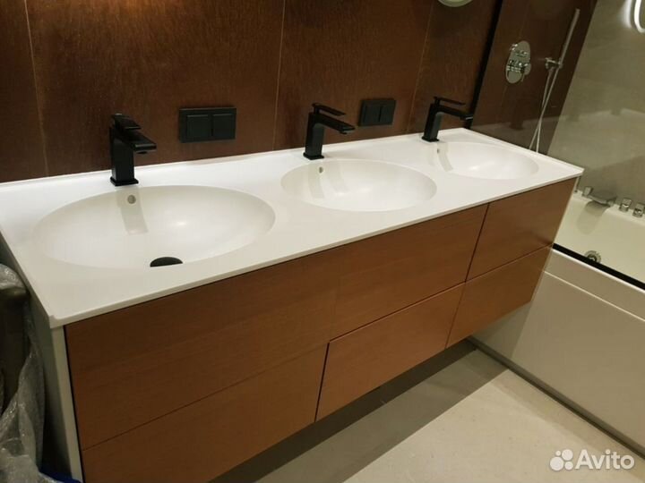 Столешница из искусственного камня акрил и кварц