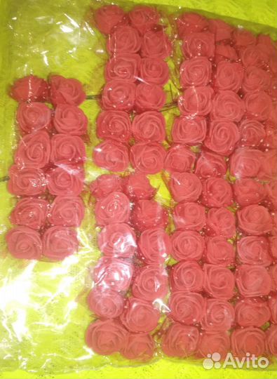 Розы из фоамирана, рукоделие