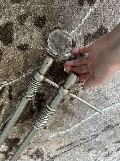 Гардина для штор металлическая