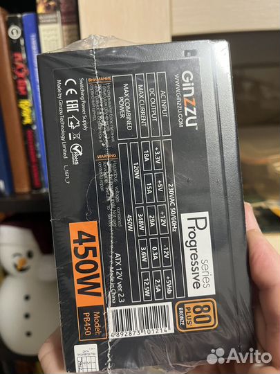 Блок питания на 450w 80plus bronze