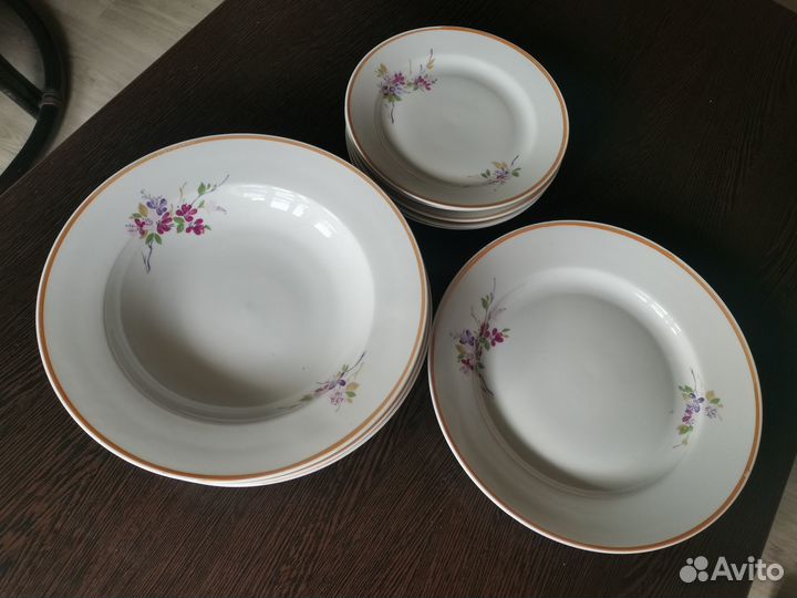 Тарелки Дулево СССР винтаж