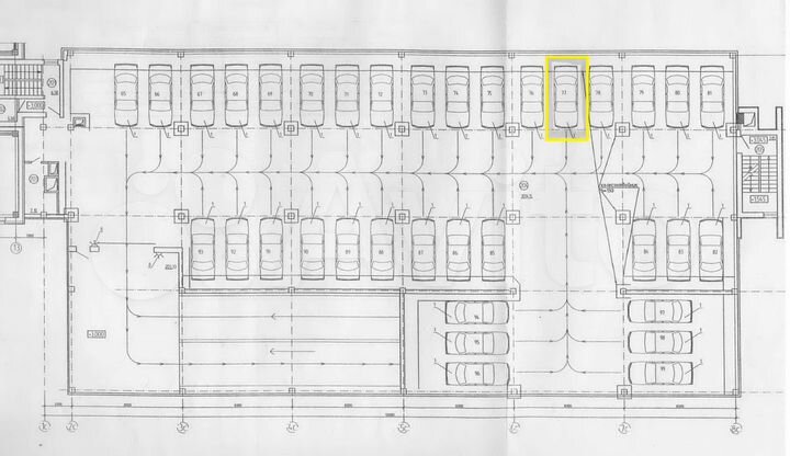 Машиноместо, 16 м²