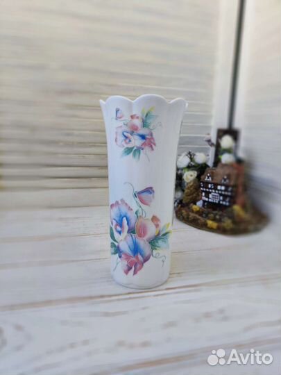 Вазочка Aynsley, фарфор, 21 см