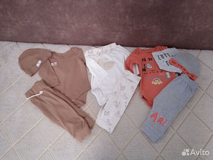 Одежда пакетом для новорожденных