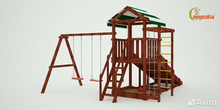 Детский комплекс игровая башня с балконом
