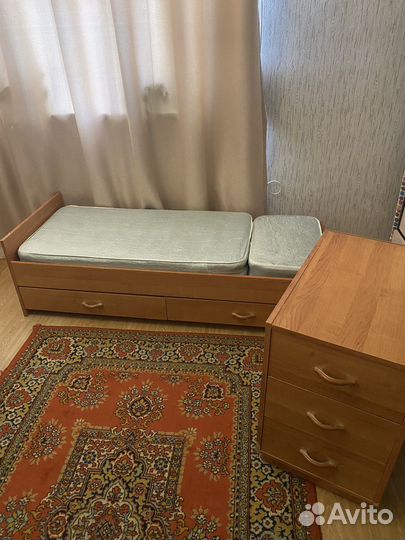 Детская кроватка трансформер с комодом