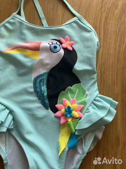 Купальник на девочку zara на 6-7 лет