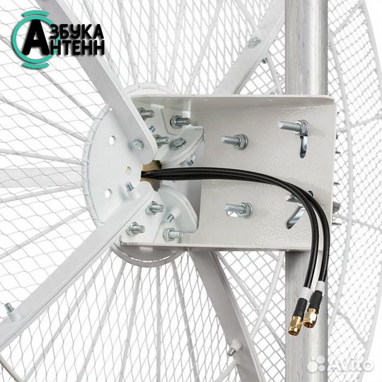 Параболическая mimo антенна kroks 24 dBi сборная