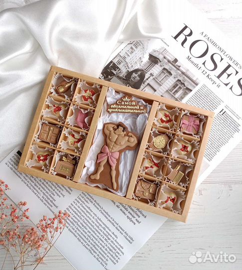 Шоколадные наборы, шоколадные цветы, подарки