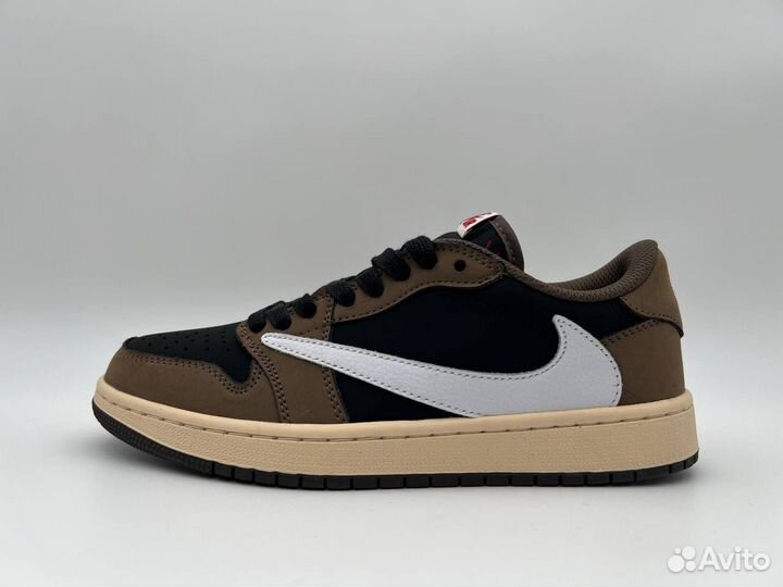 Air Jordan 1 Low x Travis Scott black-brown