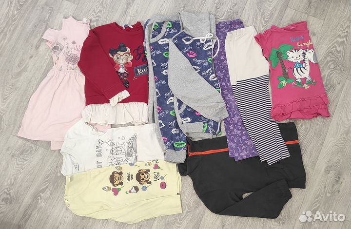 Детская одежда для девочек пакетом 116