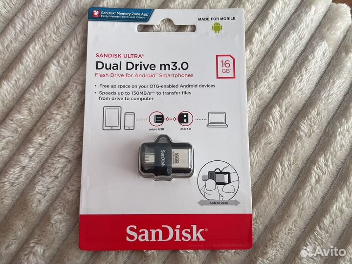 USB Flash 16 гб SanDisk