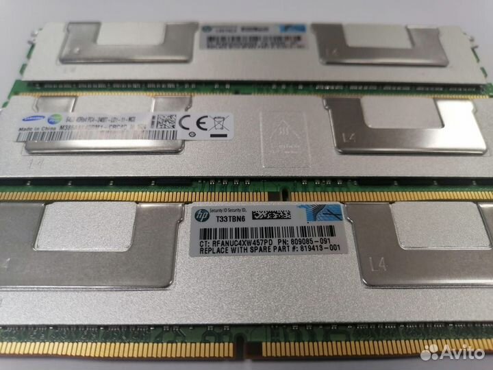 Оперативная память HPE Samsung 64GB DDR4 2400MHz