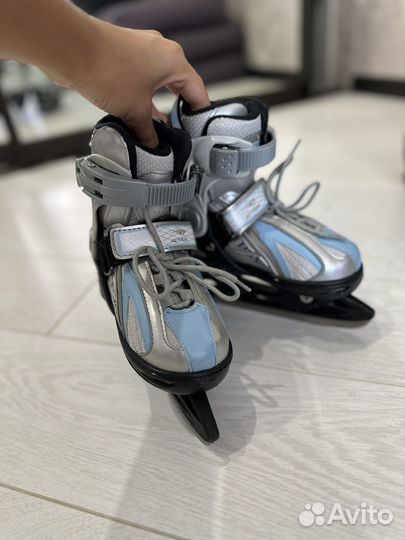 Коньки action PW-223A-9;с раздвижным механизмом