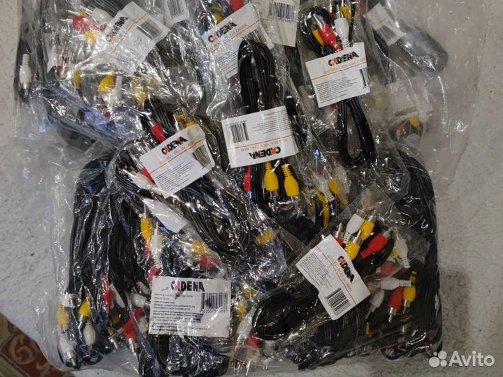 Шнур 3RCA - 3RCA, cadena новые