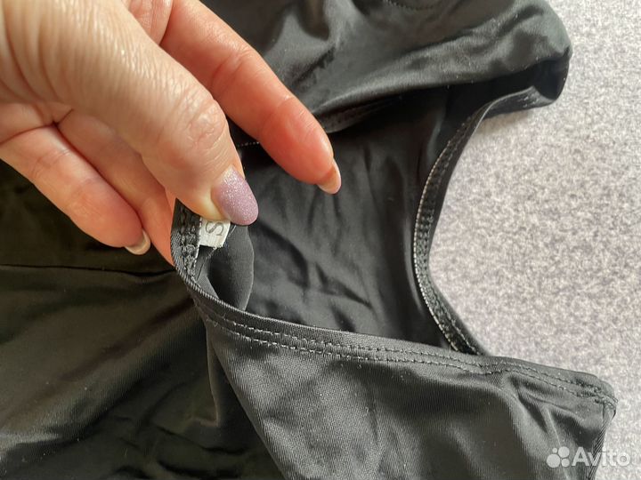 Купальник для гимнастики черный для девочки