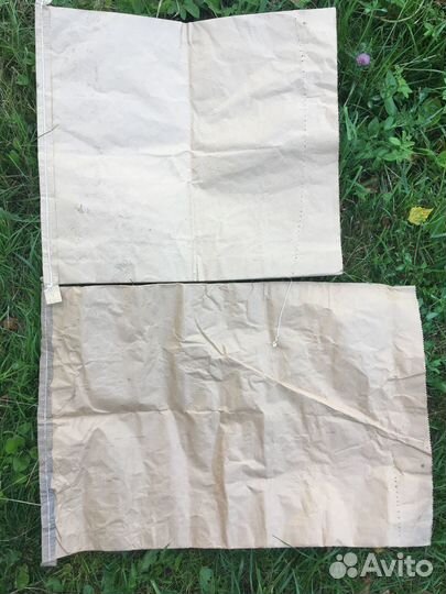 Мешки бумажные 39 шт больших,22 шт поменьше