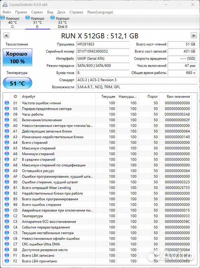 Внешний жесткий диск SSD 512 гб Digma