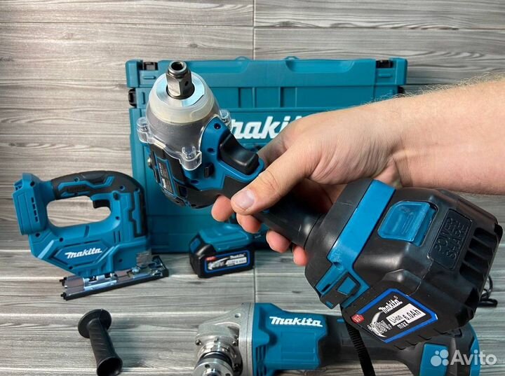 Набор 4 в 1 с лобзиком + 2 АКБ Макита art:67