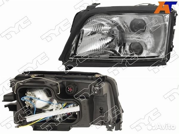 Фара audi A6, audi A6 94-97