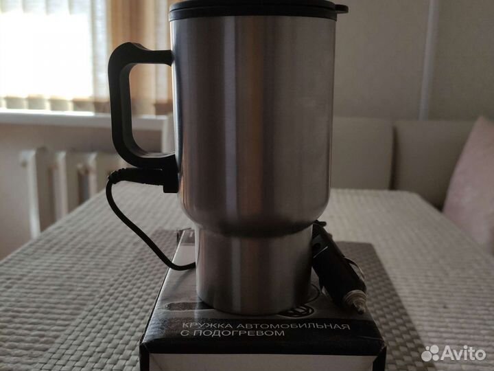 Термо кружка автомобильная с подогревом 500 мл
