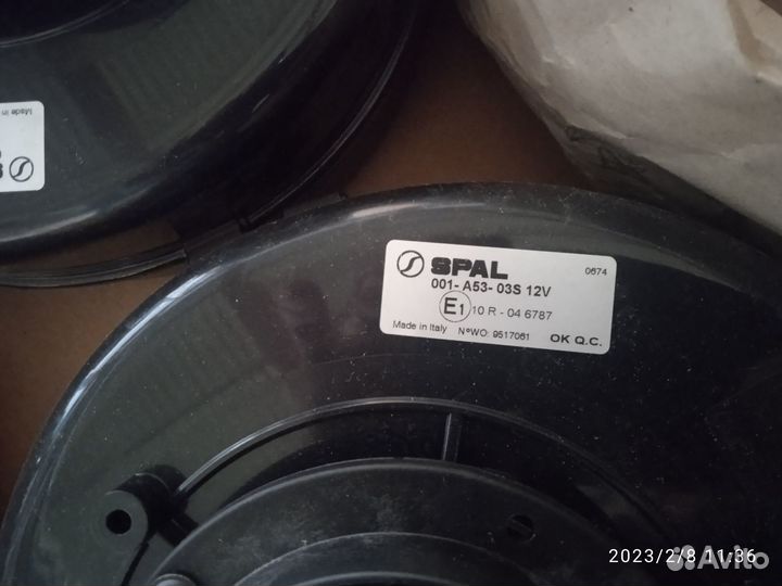 Автомобильный вентилятор Spal 12V 001-A53-03S ради