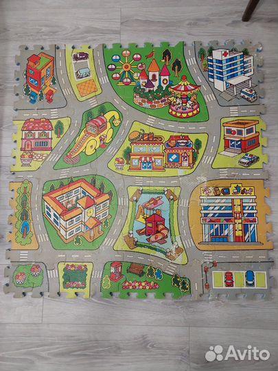 Коврик пазл