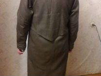 Женское кожаное пальто48-50, горжетка-чернобурка