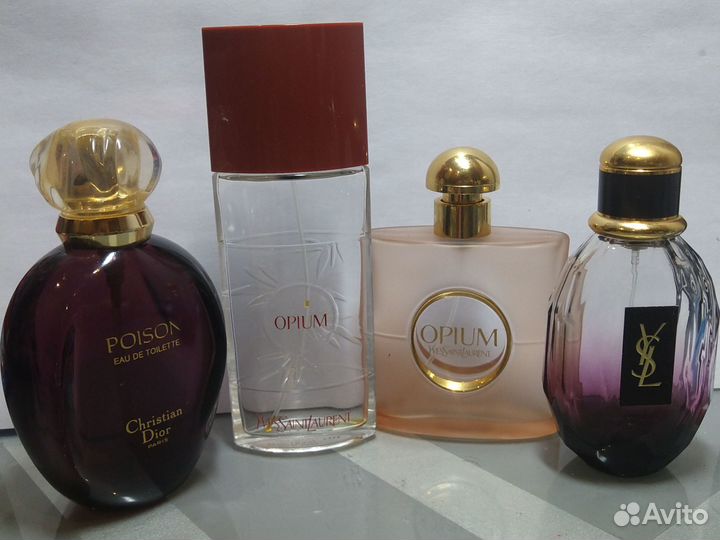 Стеклянные бутылочки из-под парфюма