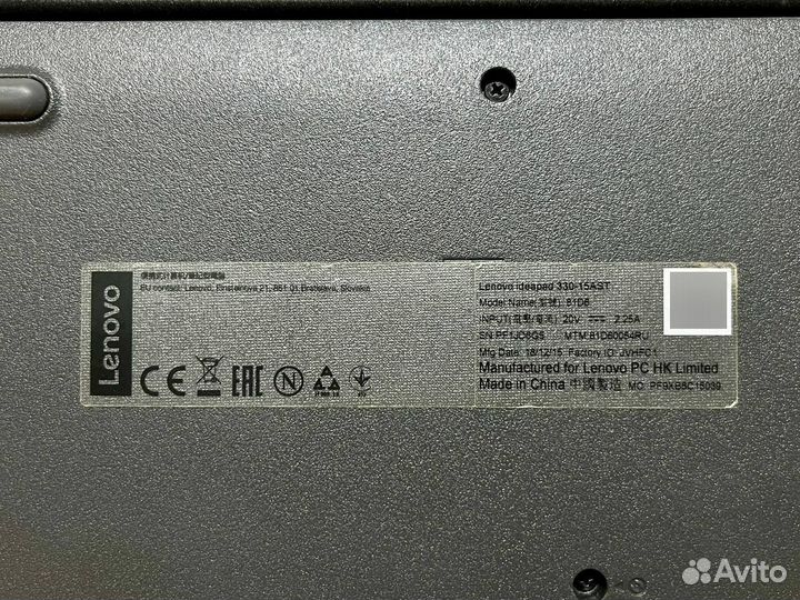 Ноутбук Lenovo IdeaPad 81D6