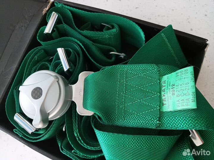 Ремень безопасности takata 4-х точечный.Оригинал