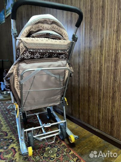 Детские санки коляска