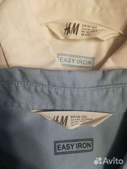 Рубашки hm 134 для мальчика в школу
