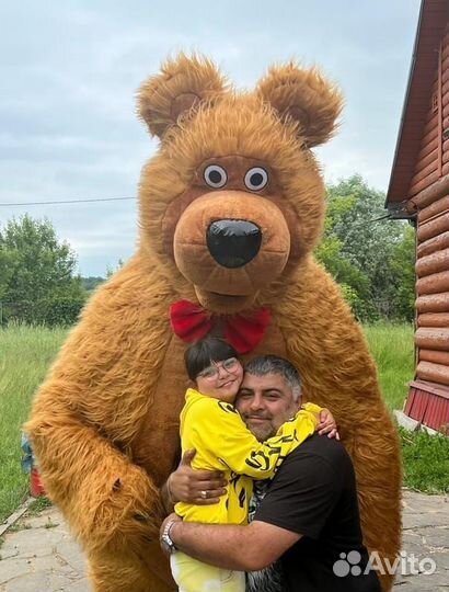 Белый мишка поздравление/Бурый мишка/Аниматоры