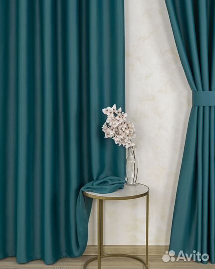 Комплект штор блэкаут Марсель Морской