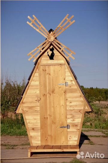 Дачный туалет с установкой BLU786