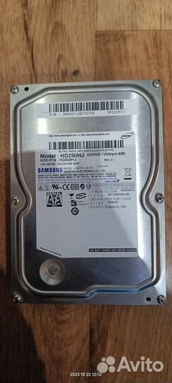 Жёсткий диск Samsung HD250HJ 250Gb