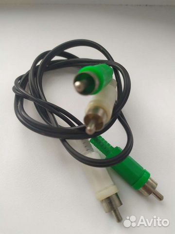 Тюльпан 3RCA джек 3,5мм с другой стороны 3,5 мм дл