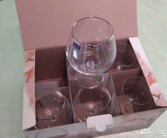 Фужеры новые