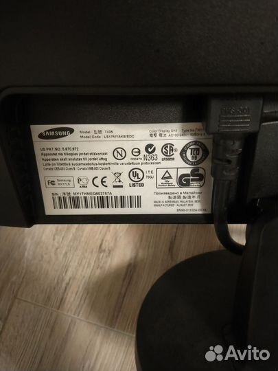 Монитор Samsung 17 диагональ