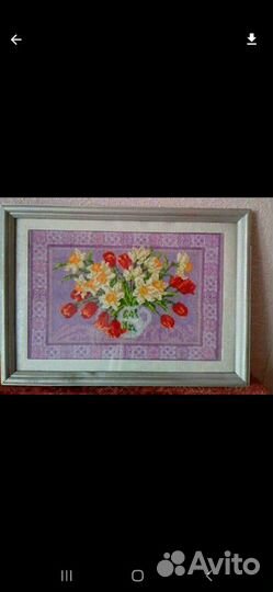 1.вышивка 2.мозаика