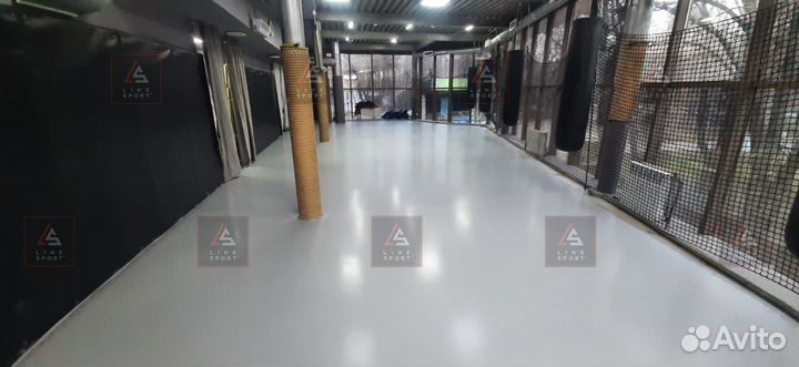 Борцовский ковер 6х6 одноцветный