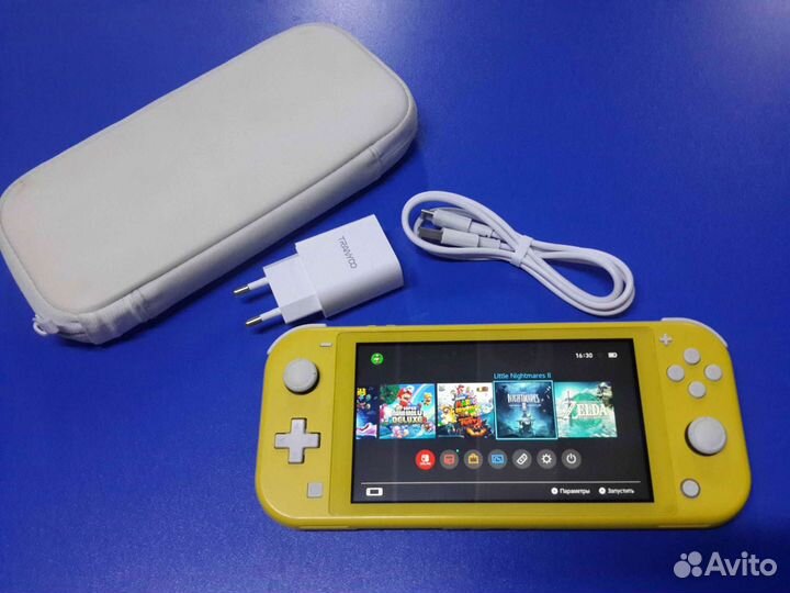Nintendo switch lite 64gb чипованная