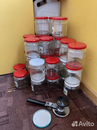 Бутылки и банки стекло