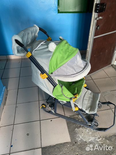 Коляска санки