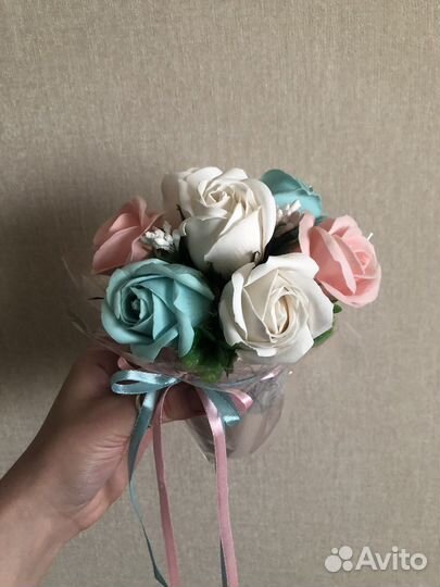 Букет цветов из мыла