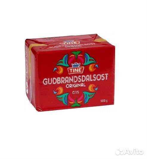 Сыр brunost гудбрандсдален брюност 500 г