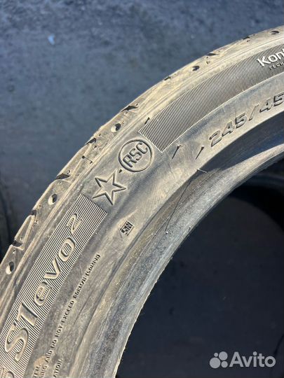 Hankook Ventus S1 Evo 2 K117B 245/40 R19 и 275/35 R19 98Y