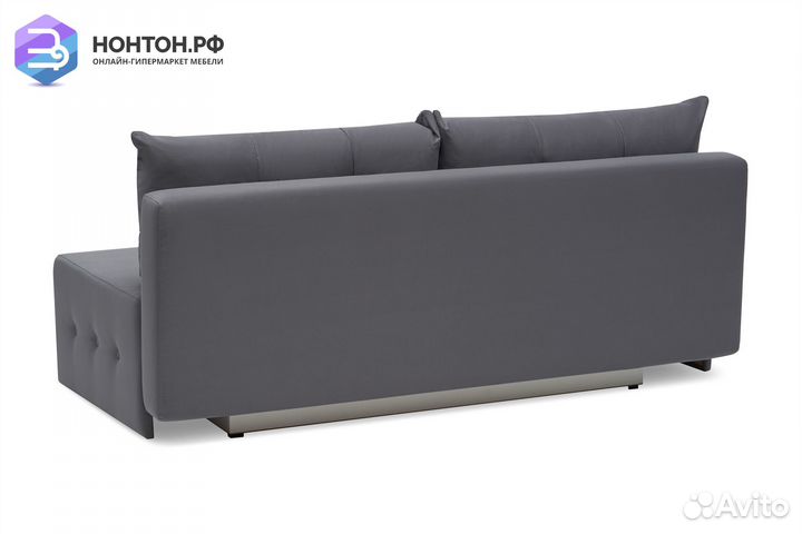 Диван еврокнижка Сити темно-серый