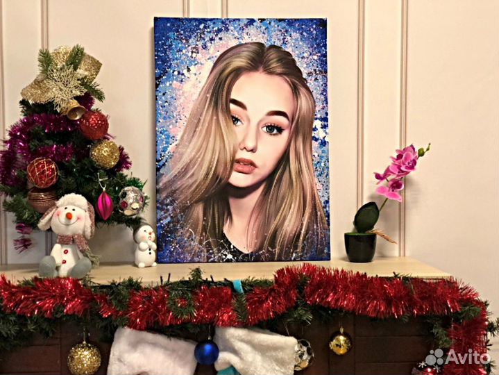 Портрет на холсте по фото